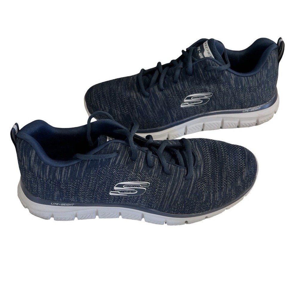 Skechers Men's Track- Front Runner Sneakers  Navy /Gray‎ Size 13